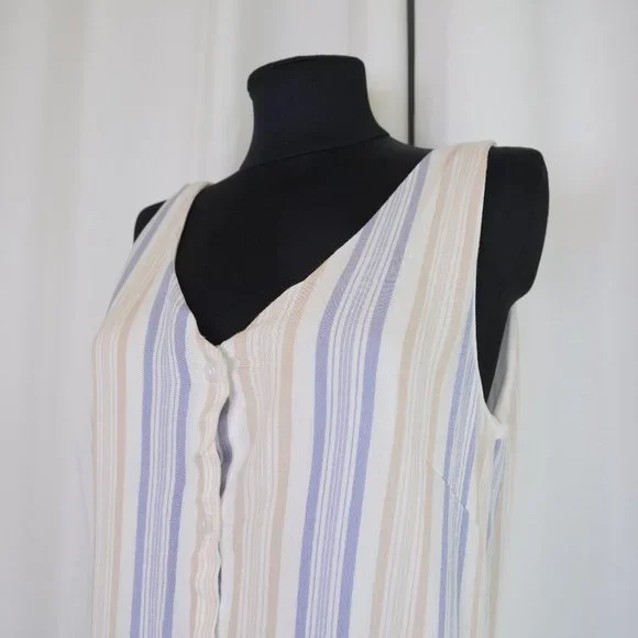 SOLD - Anthropologie Sadie & Sage Striped Danna Maxi Dress Sz S - Picture 5 of 9